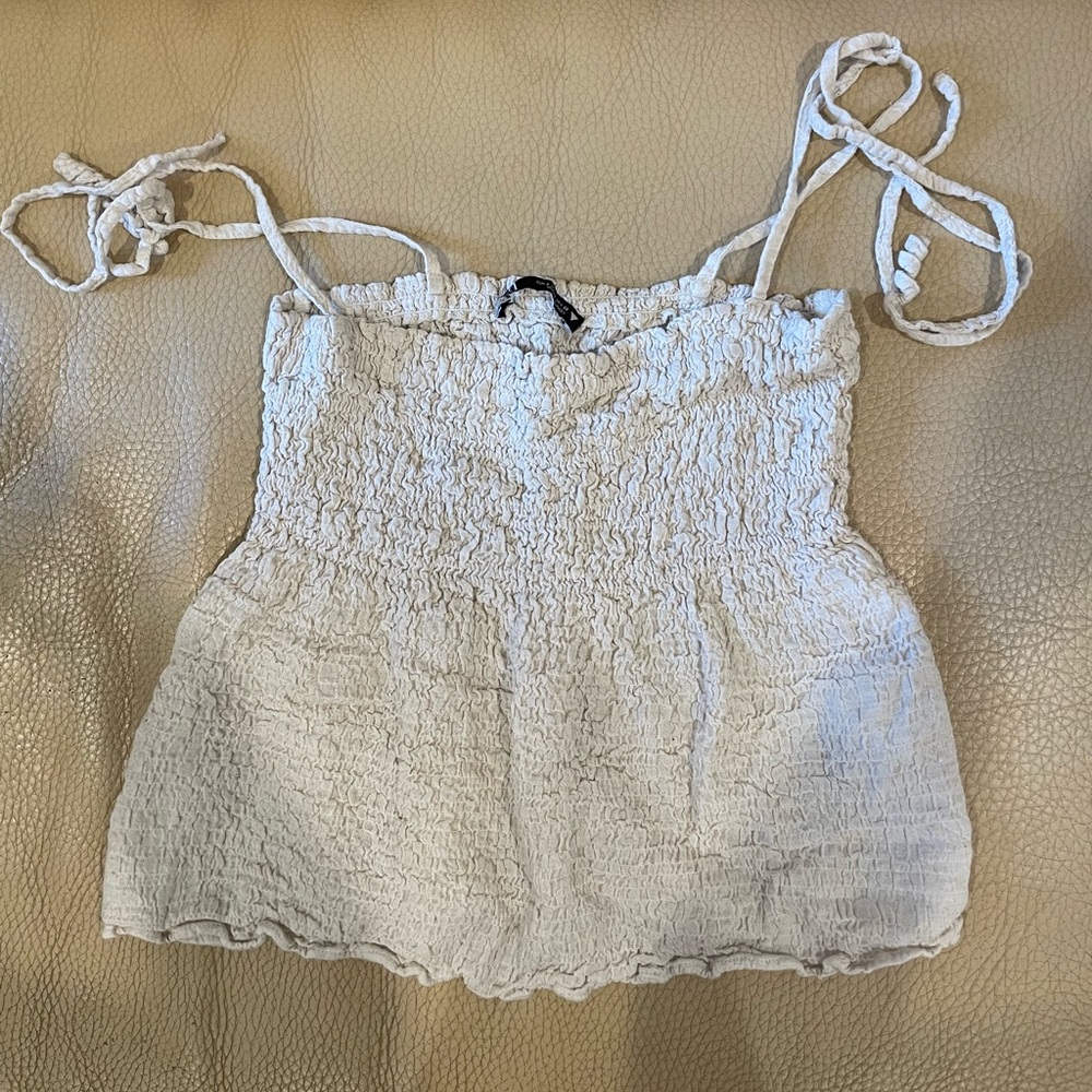 Cropped Zara shirt